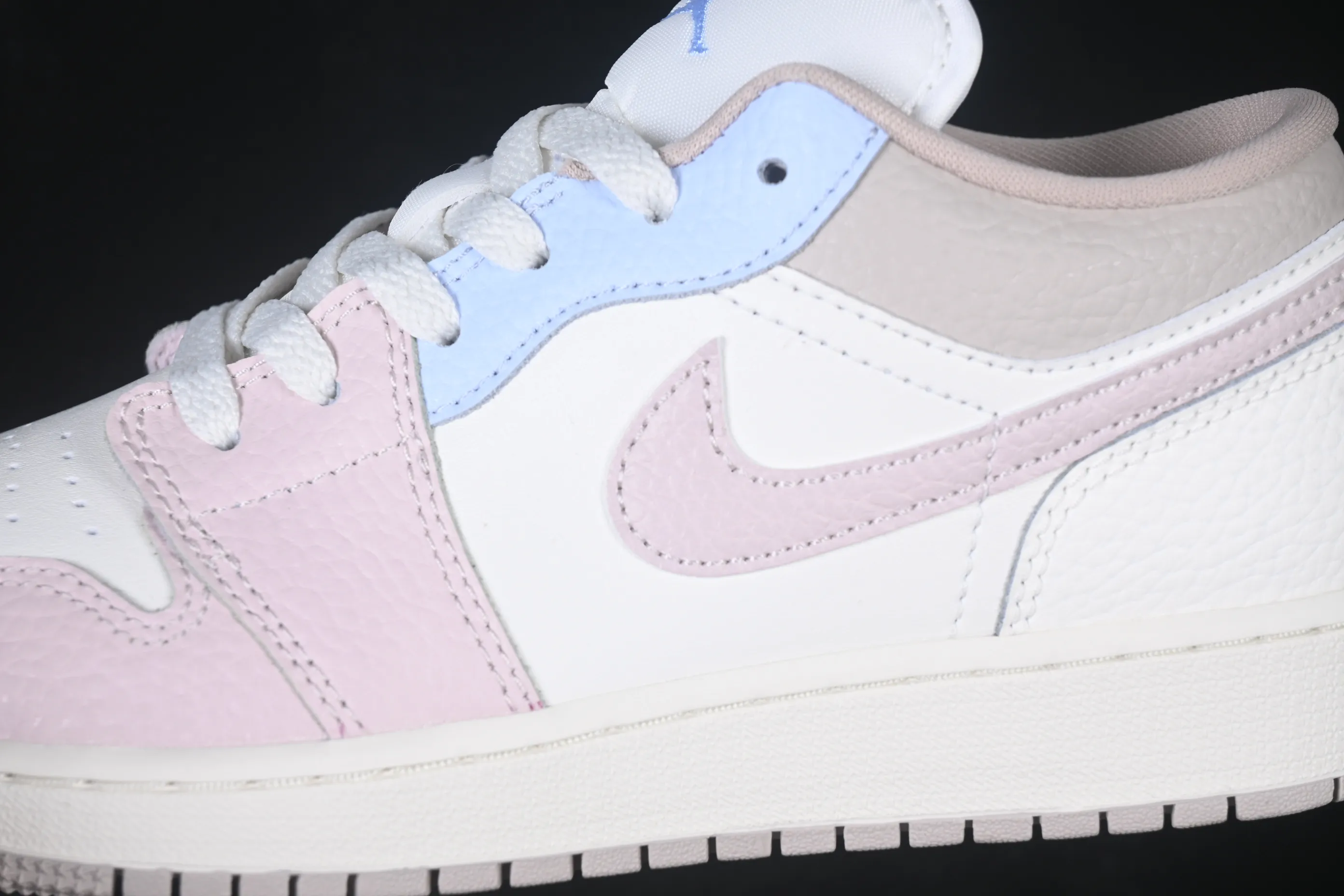All categories Air Jordan Jordan series basketball shoes Air Jordan 1 Low G version pure original Air Jordan 1 Low AJ1 Joe 1 white powder blue low-top retro culture basketball shoes IV3219-161